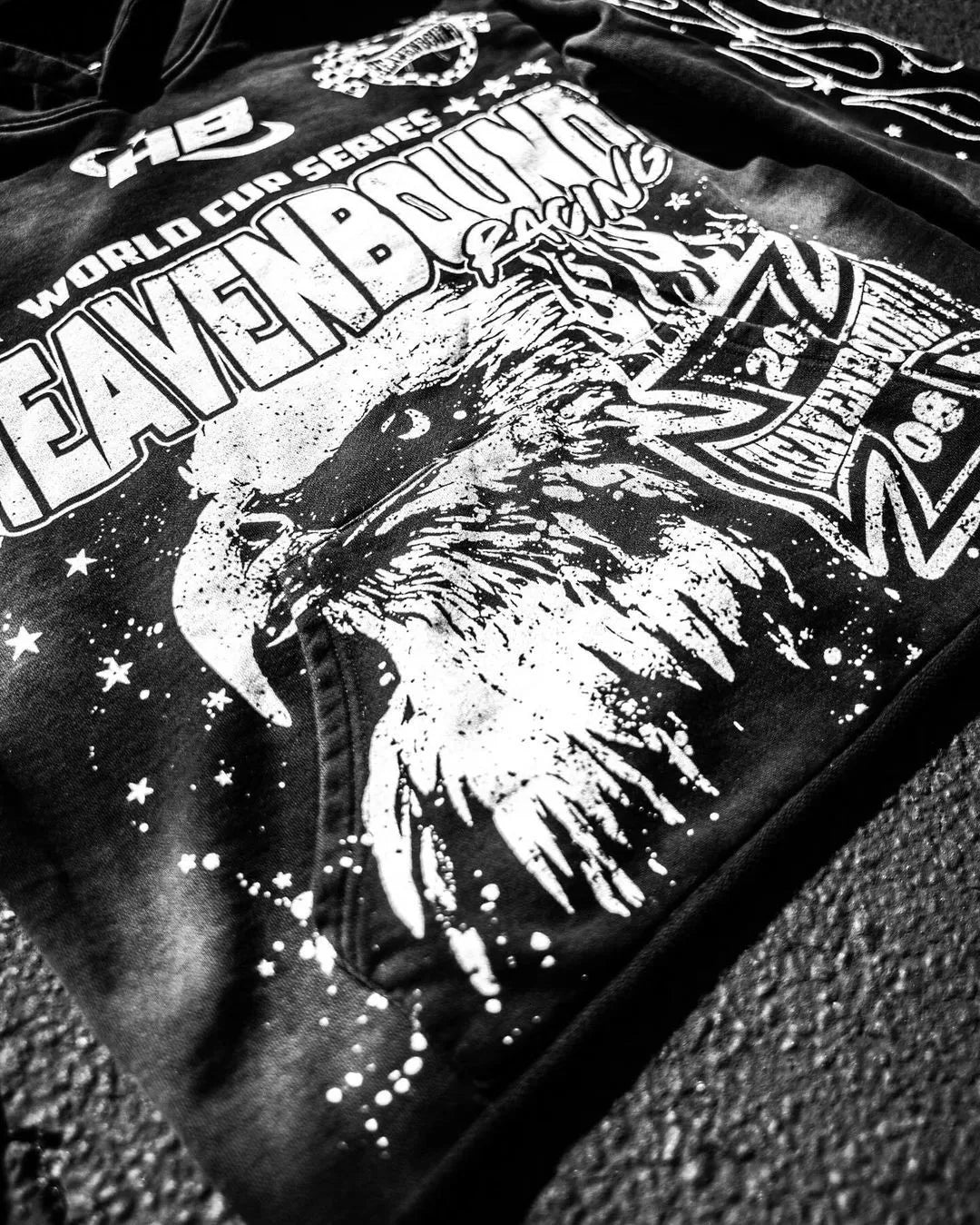 Sudadera con capucha estampada Y2k de alta calidad, estilo hip hop, Harajuku, informal, holgada, unisex, de gran tamaño, a la moda