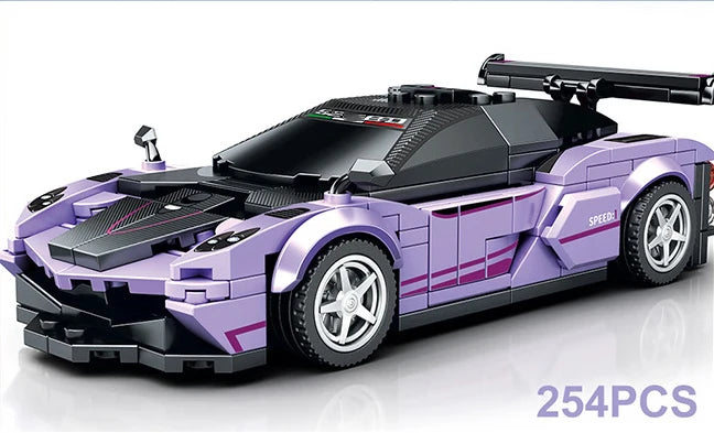 Racing Car City Speed Champions Sports Model Building Blocks DIY Bricks MOC Toy Classic Rally Super Racers Vehicle f1 technique