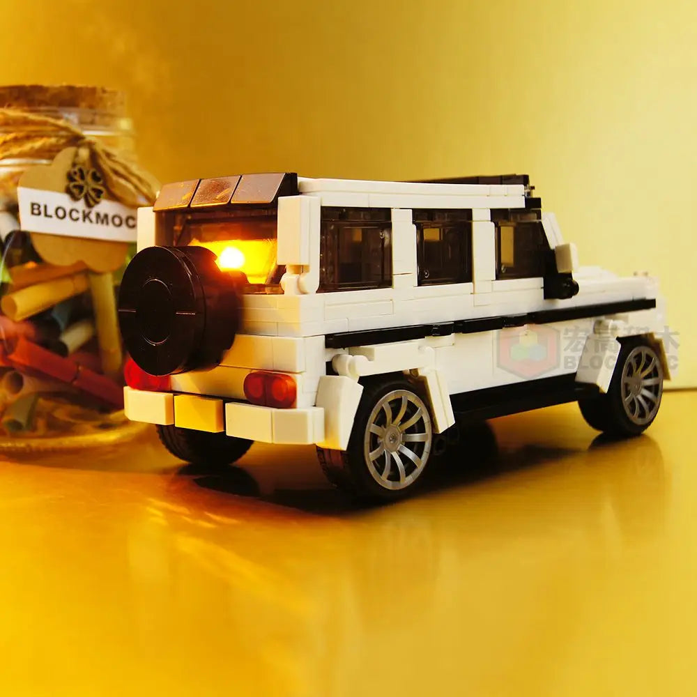 Toy MOC SUV Speed Champion City Car Racer Classic off-road Building Blocks Brick Racing Super Technique Creative Garage DIY Set
