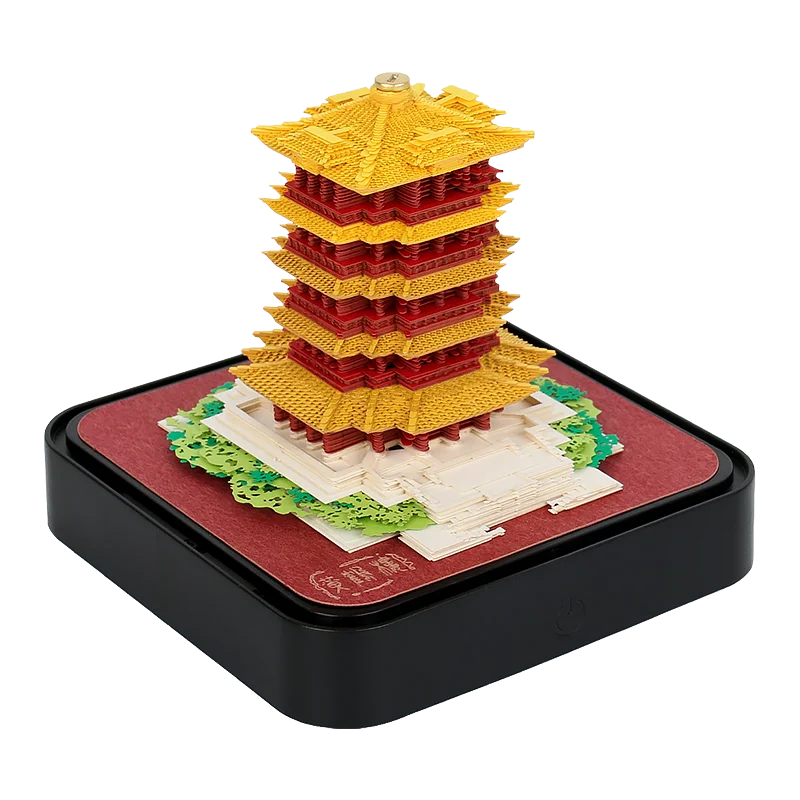 3d calendar 2025 memo pad 3d sticky pads crafting new Year's gift paper art 3d sculpture desk accessories small gifts for guests