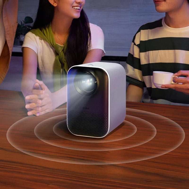 Miniproyector inteligente Xiaomi Redmi, 150 lúmenes ANSI, portátil, doble WIFI, Bluetooth, 1080P, cine en casa de alta definición