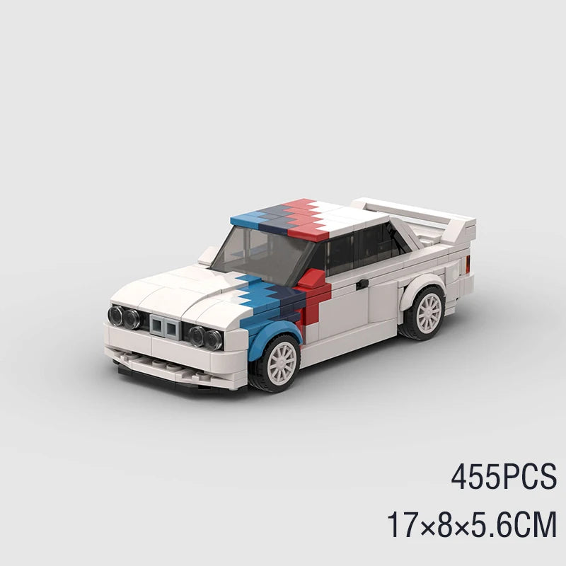 Racing Car City Speed Champions Sports Model Building Blocks DIY Bricks MOC Toy Classic Rally Super Racers Vehicle f1 technique