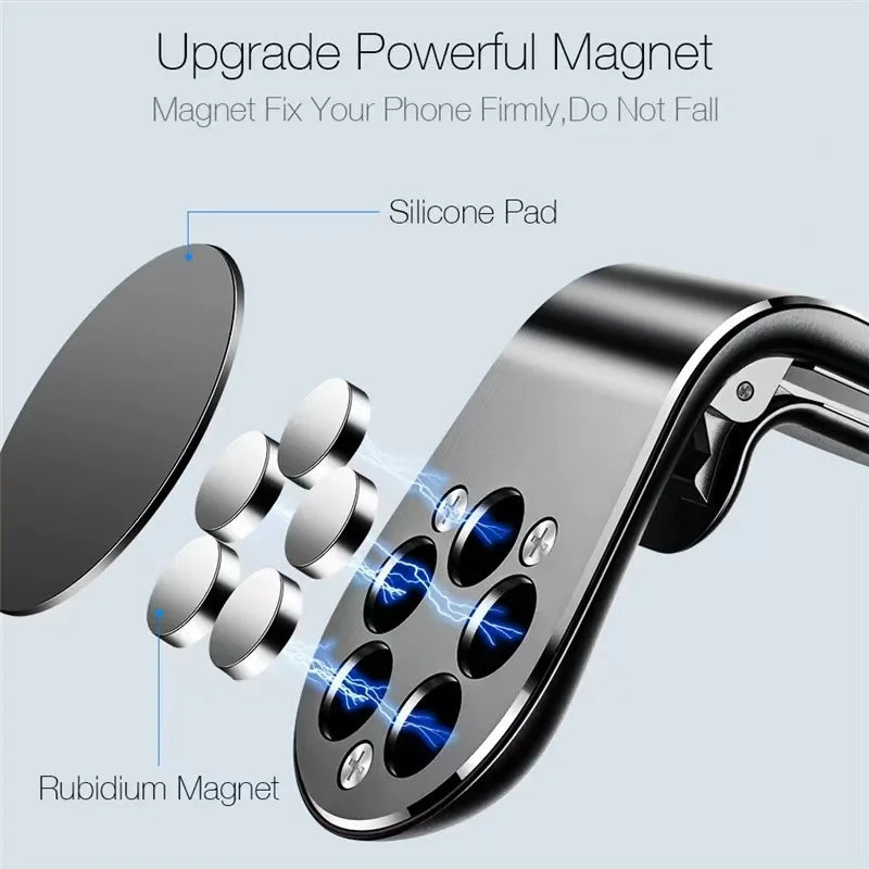 1Pcs Magnetic Car Phone Holder Metal Stand Accessories For Mercedes Benz AMG GLE GLS CLS GLC CLA GLA GLK ML C197 R231 W167