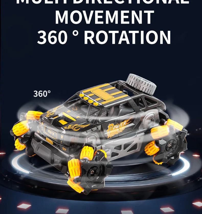 RC Car Mini Stunt Drift Car Gesture Sensing with Led Lights 2.4G Radio Remote Control Electric Toy Power Wheels Off Road Racing