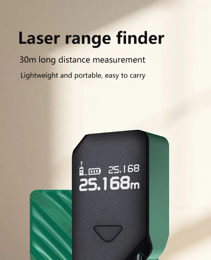 Telémetro láser de alta precisión SATA de Xiaomi, mini regla electrónica infrarroja, herramientas de medición láser de alta precisión para ingeniería