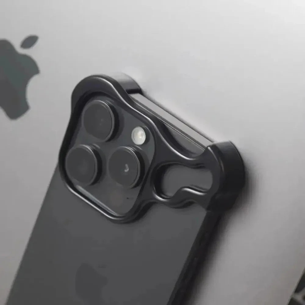 Titanium Metal Phone Case for IPhone 16 15 14 13 Pro Max Lens Film Aluminum Alloy Corner Pad Bumper Shockproof No Border Cover
