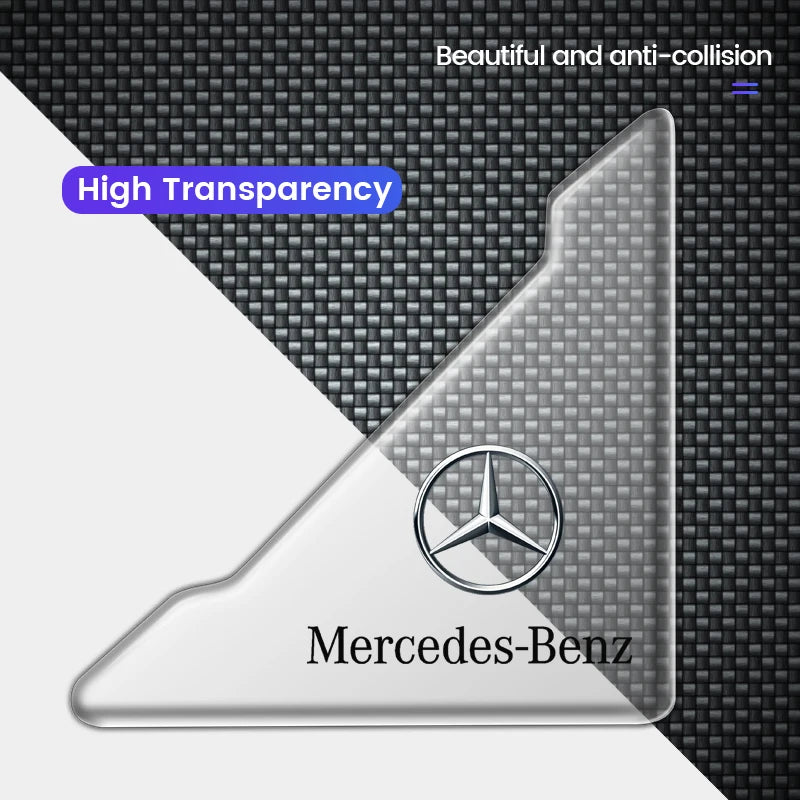 2Pcs Car Door Corner Cover Anti-Scratch Protection Sticker For Mercedes benz A C E class AMG W204 W205 W176 W211 W213 GLA GLC