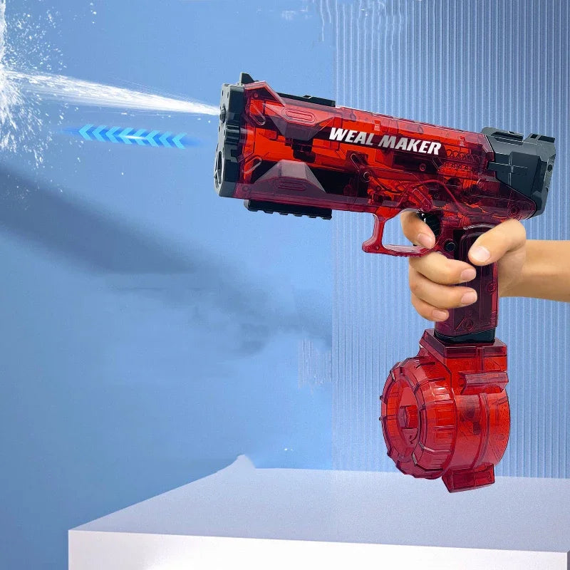 2023Fullyautomatic Continuous Firing Electric Water GunSummer New Children's Water Gun Large CapacityPool SummerToy ForGiftstoys
