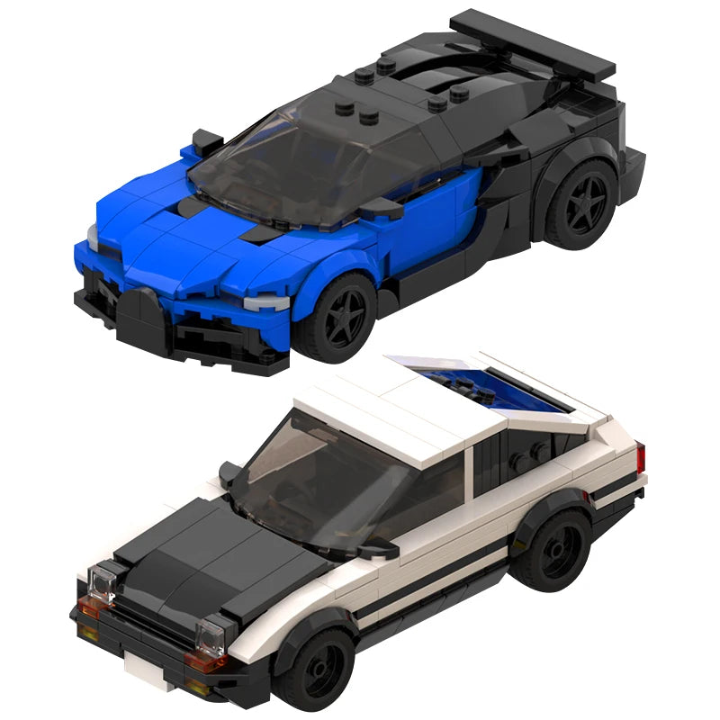 2022 Hot MOC City Car Speed Champion Supercar Sports Racing Car Moc Diy Building Blocks Set Educational Toys For Childern Boy