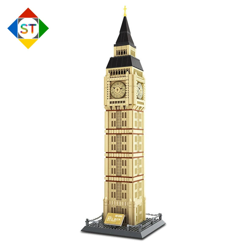 1666 pièces Briques Modèle Londres Big Ben Blocs de Construction Architecture Mondiale Construction Créative Cadeau Jouets Pour Enfants Adultes 5216
