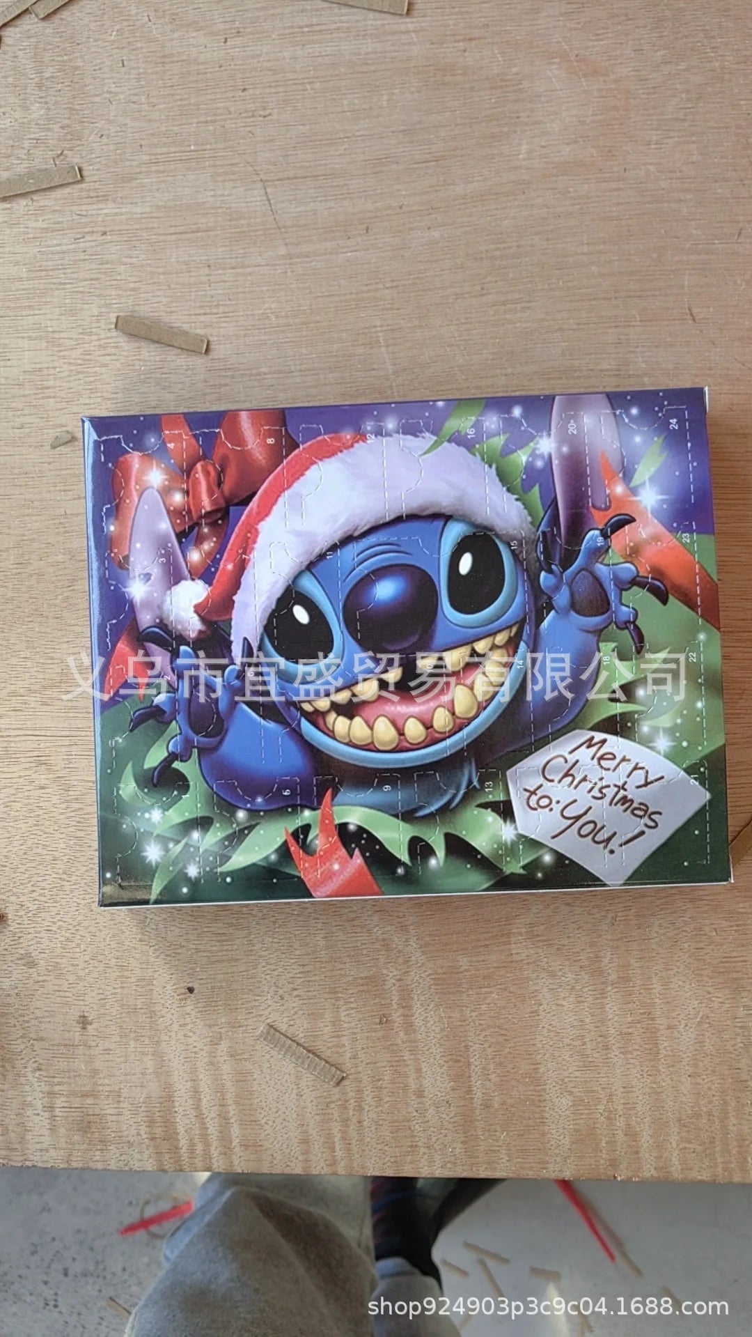 Stitch Mickey Christmas Advent Calendar Disney Bracelets 24 Days Xmas Countdown Calendar Diy Jewelry Making Kit Kid'S Gifts