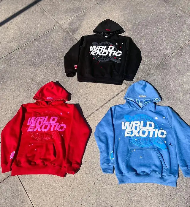 Sudadera holgada con estampado de letras Y2K Harajuku para hombre y mujer, jersey de espuma, moda 2024, nueva sudadera de hip-hop, ropa de calle rock, tops con capucha