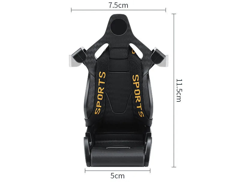 Seat Style Car Phone Holder auto Air Vent mobile phone Clip 360 degree rotatable car cellphone rack for car interior
