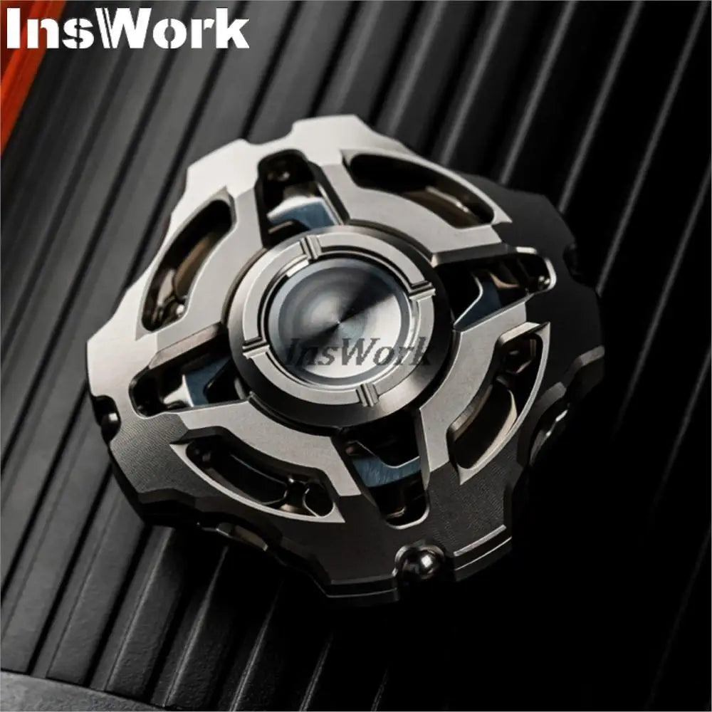 WANWU EDC Zeus X Linkage Structure Titanium Alloy Fingertip Gyro Finger Ring Decompression Toy