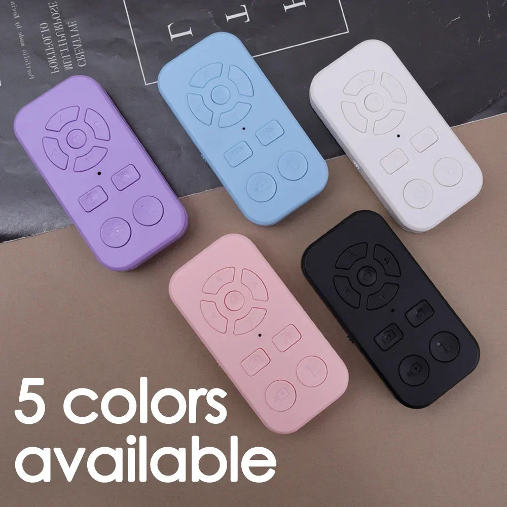 Rechargeable Bluetooth Remote Control Protable Self-Timer Camera Stick Shutter Button Wireless Controller for IPhone Samsung