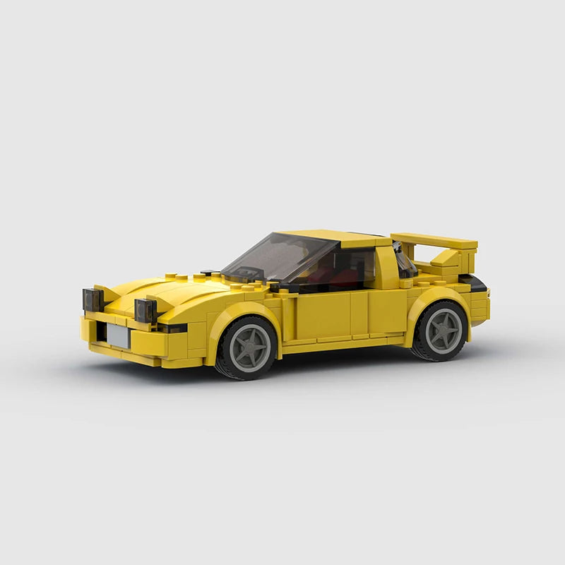 Supercar F1 City Speed Champions Racing Car RX-7 Model Building Blocks MOC Supercar Racers Vehicle Technique Bricks Kids Toys