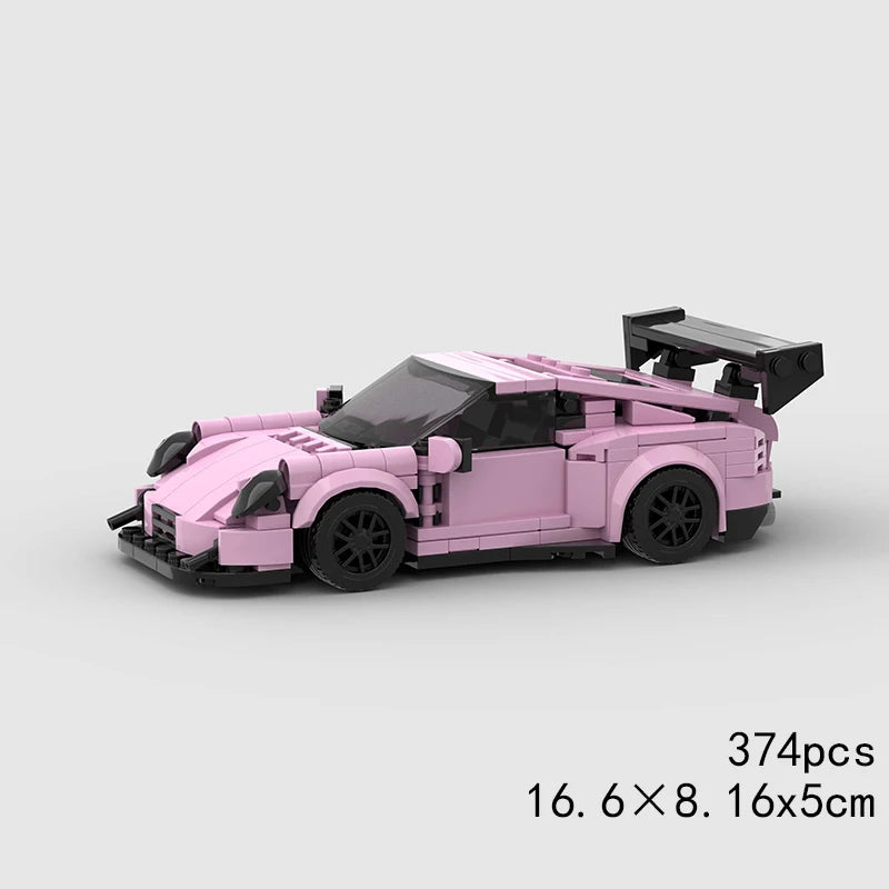 Racing Car City Speed Champions Sports Model Building Blocks DIY Bricks MOC Toy Classic Rally Super Racers Vehicle f1 technique