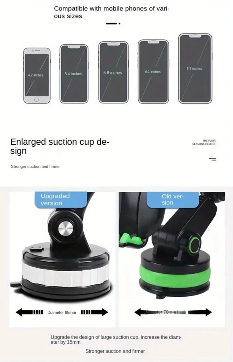 360 Rotating GM car phone stand Mobile windshield stand iPhone Samsung Xiaomi hands-free driving car phone stand