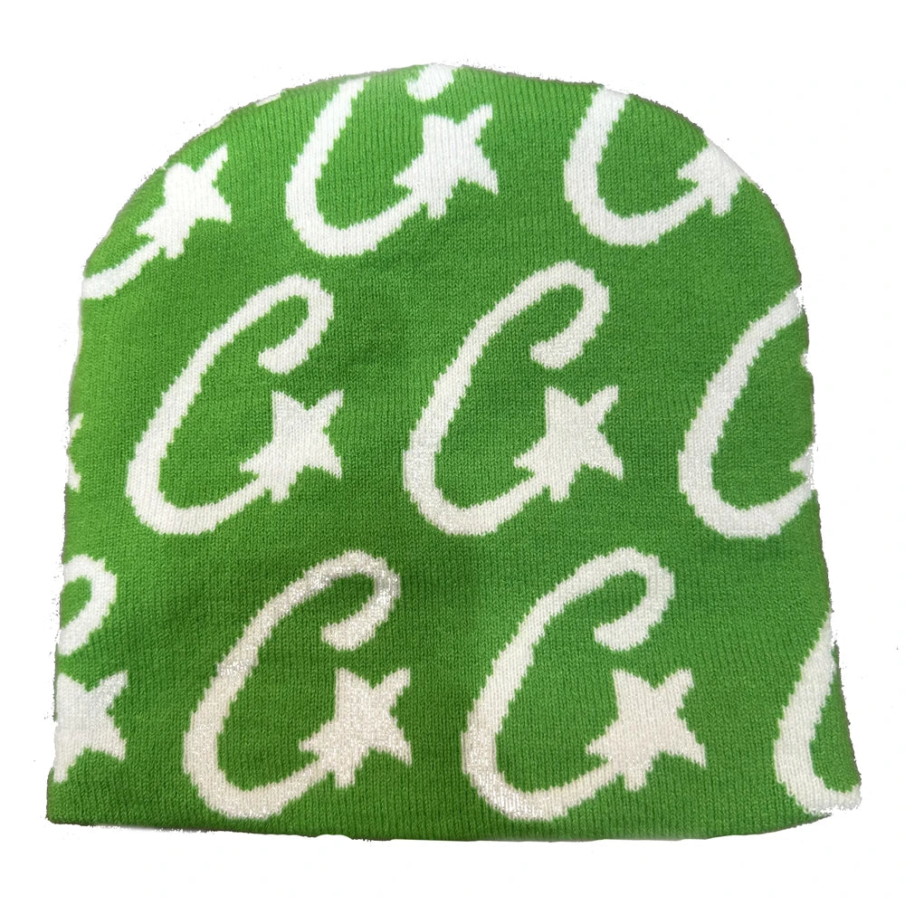 1 gorro de punto para mujer, gorro de punto para hombre, gorro unisex de punto moderno sin ala, para actividades al aire libre, estilo Y2k, hip hop, gótico, ciclismo