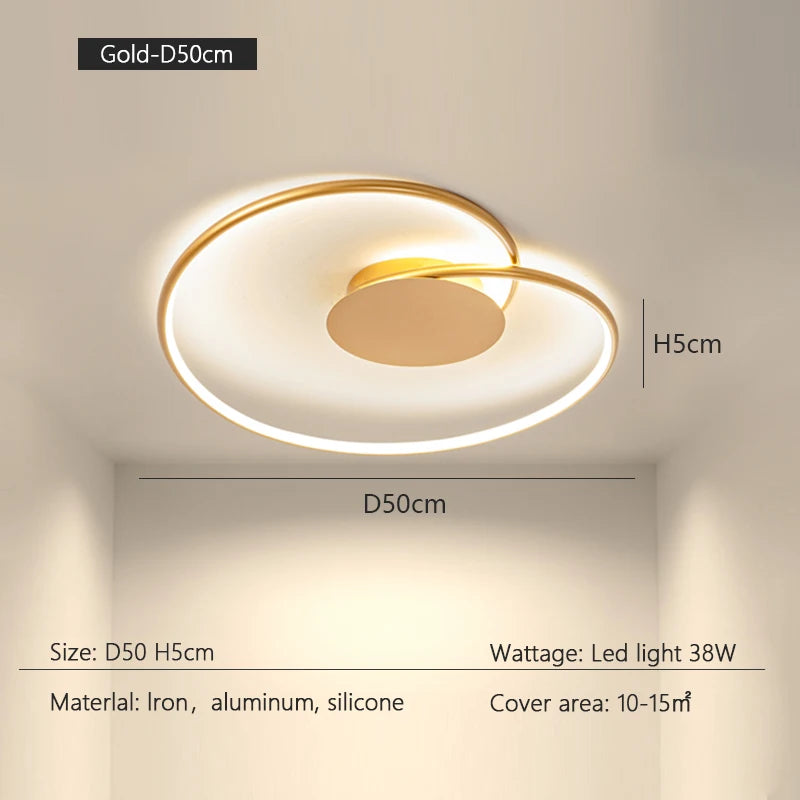 Bedroom Lamps Mordern Minimalism Led Ceiling Lamp Creative Dimmable Study Room Light Indoor Lighting Home Decor Luster Fixtures