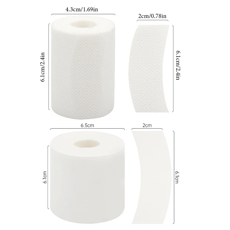 110 piezas/rollo de almohadillas de espuma micro para los ojos, cintas para extensiones de pestañas, accesorios de maquillaje, suministros para levantamiento de pestañas, almohadillas de espuma micro para debajo de las pestañas
