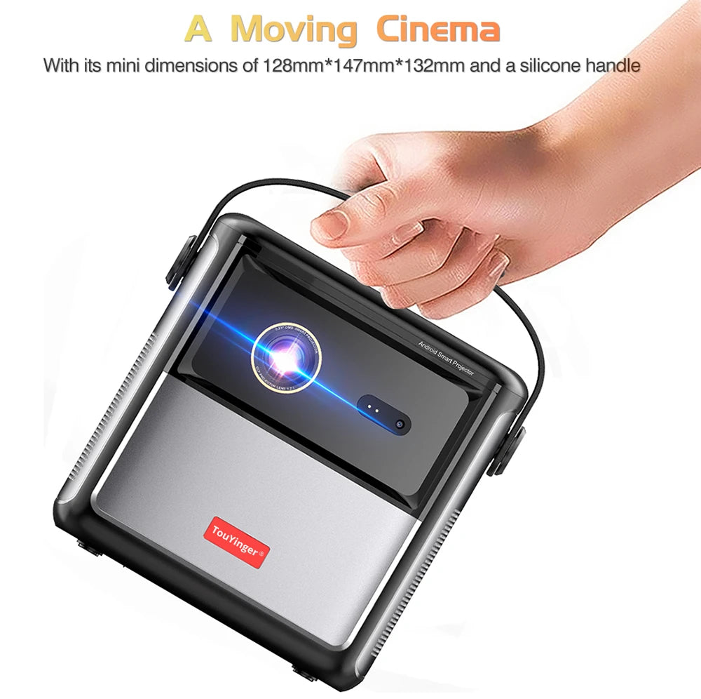 TouYinger G5 Portable 4K Projector 1080p Home Theater Full HD Projetor Android Dlp Beamer 3d U80 Cinema Smartphone with Battery