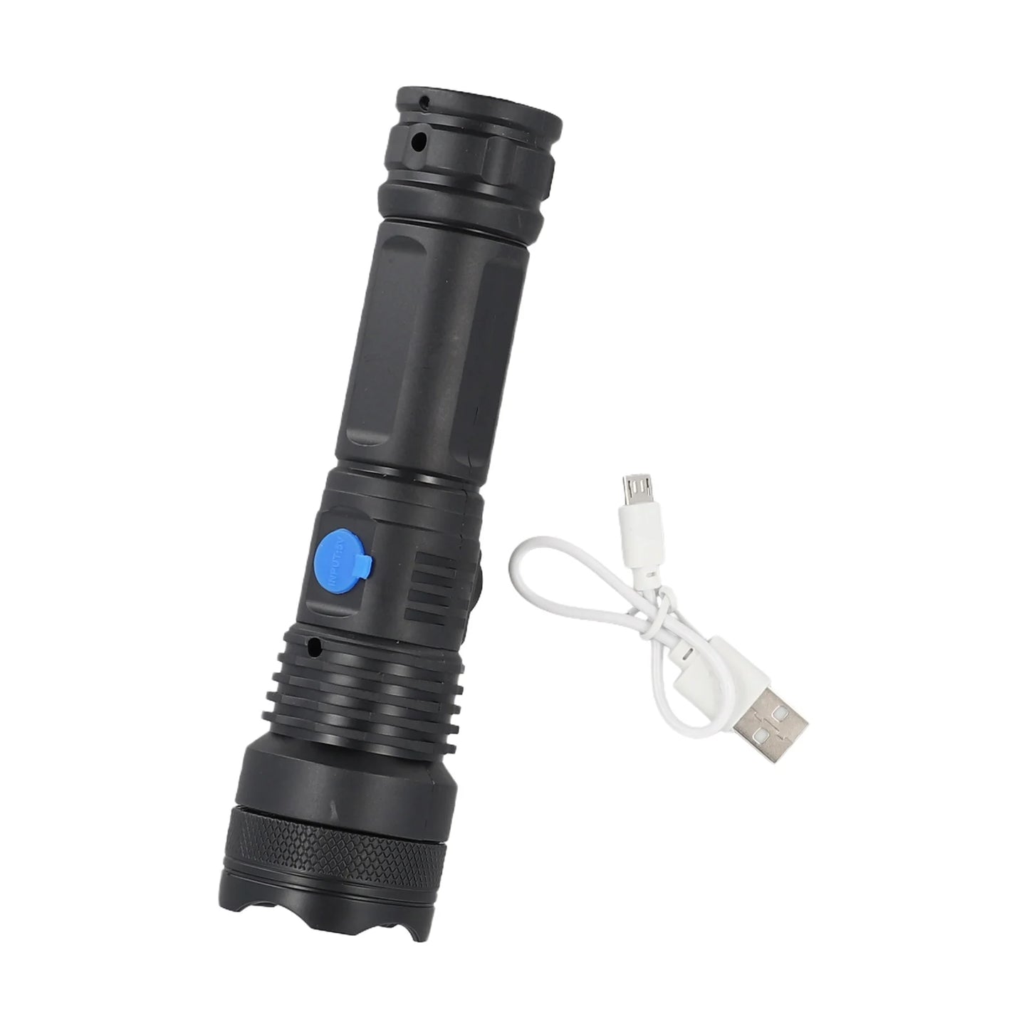 Super Bright LED Scuba Diving Flashlight P50 Underwater Waterproof UCB Rechargeable-Tactical Torch Lamp Spearfishing Lantern