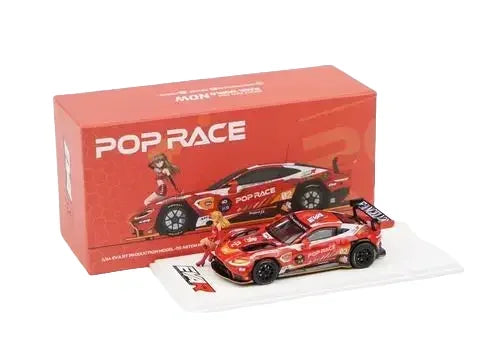 Premium scale model XCARTOYS POPRACE 1/64 Co-branded float series Porsche Martin GTR Alloy model toy, a Christmas gift for boys