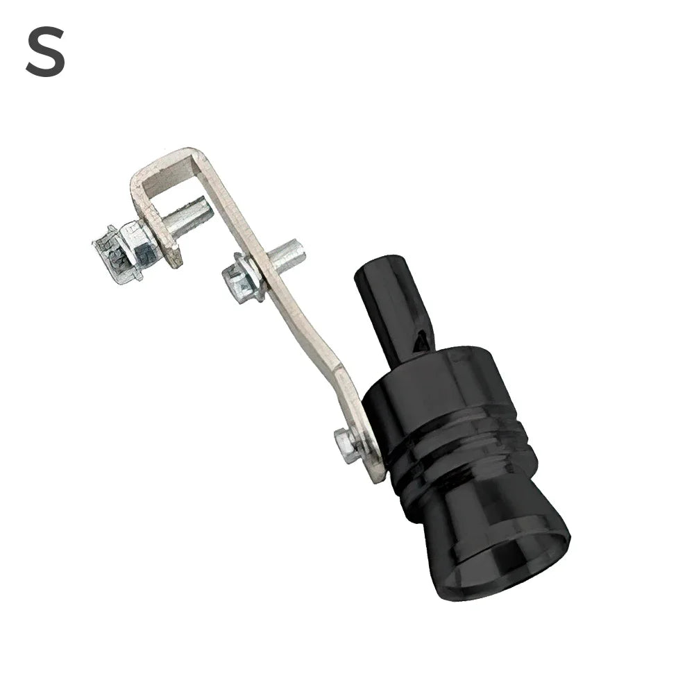1 pieza de silbato de turbina modificado para automóvil, silbato de tubo de escape, silbato de imitación para motocicleta, silbato amplificador de sonido de escape de turbina