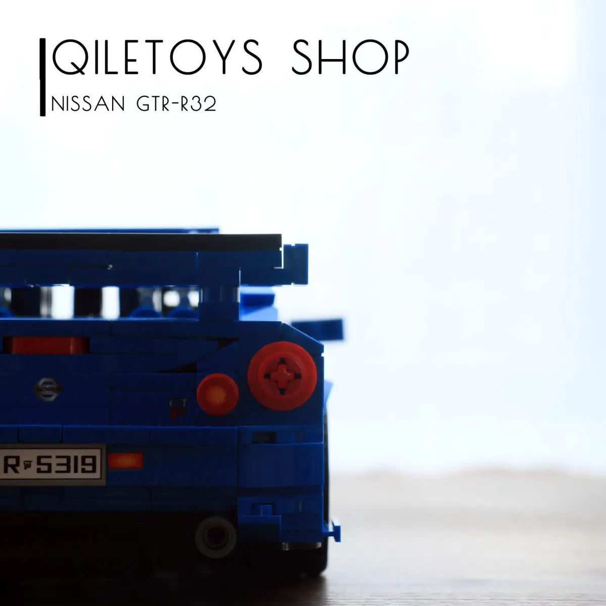 Technical building block bricks japan sport car nissans GTR R34 JDM retro model pull back vehicel toys collection for boys gifts