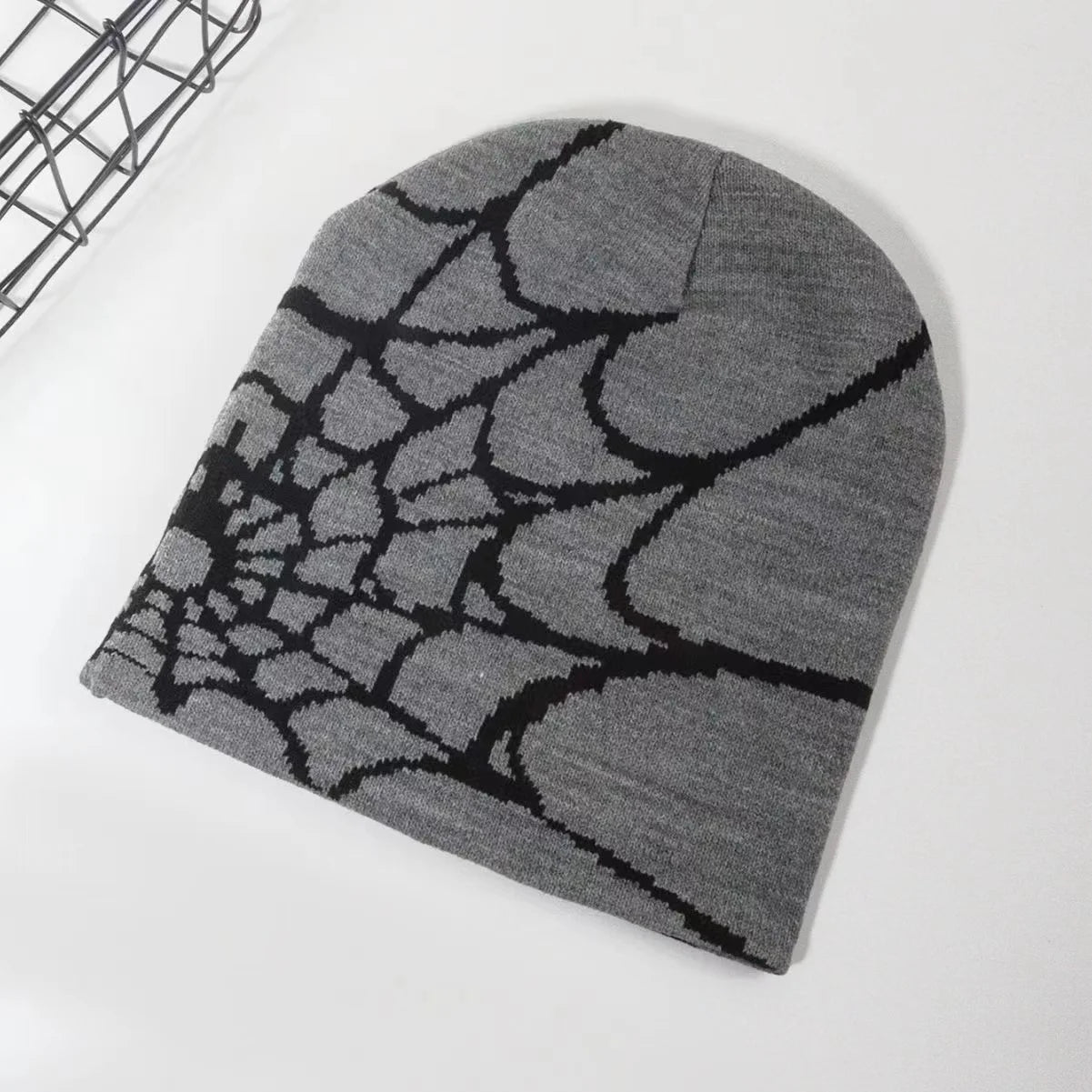 Bonnet Y2k 2024 Automne Hiver Femmes Chapeaux Chauds Pour Hommes Mode Dessin Animé Spide Casquette Brodée En Laine Douce Homme Hip Hop Bobble Chapeau