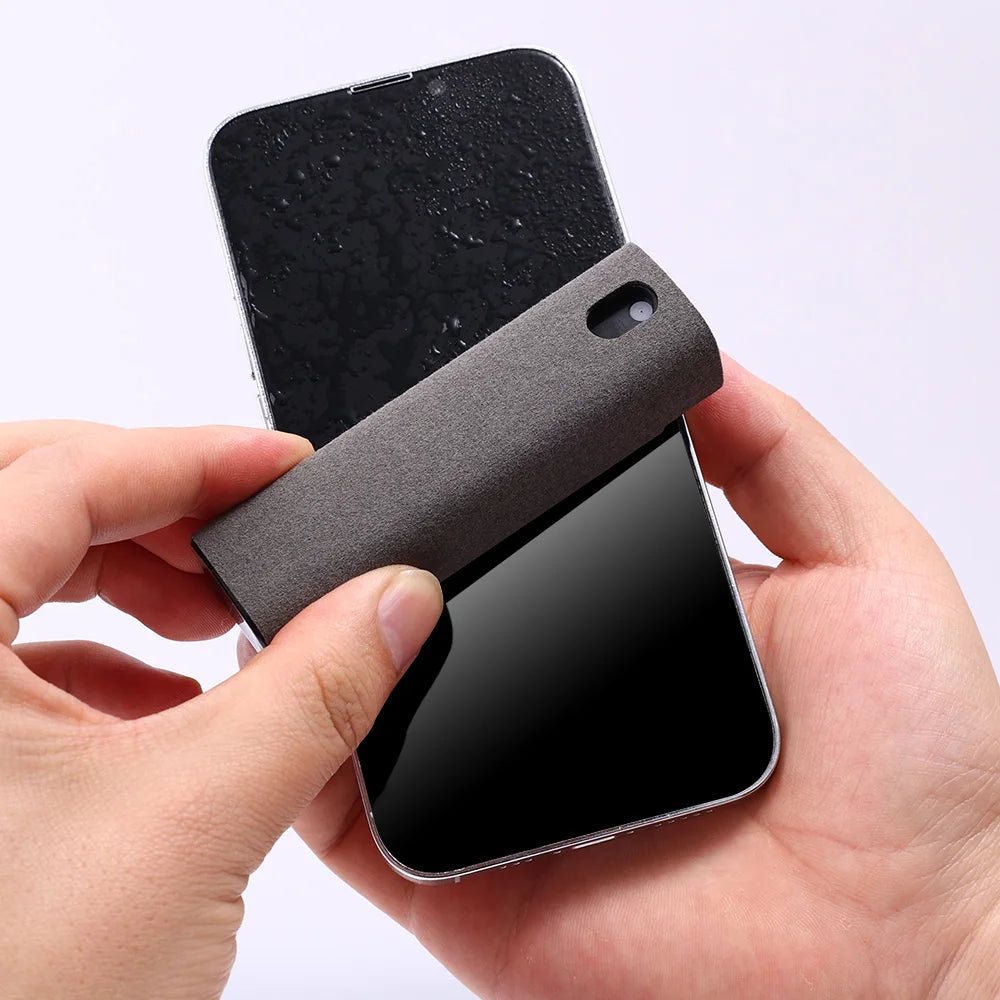 2In1 Microfiber Screen Cleaner Spray Bottle Set for Phone Ipad Screen Dust Removal Clean Cloth Wipe Iphone Cleaning Glasses Wipe