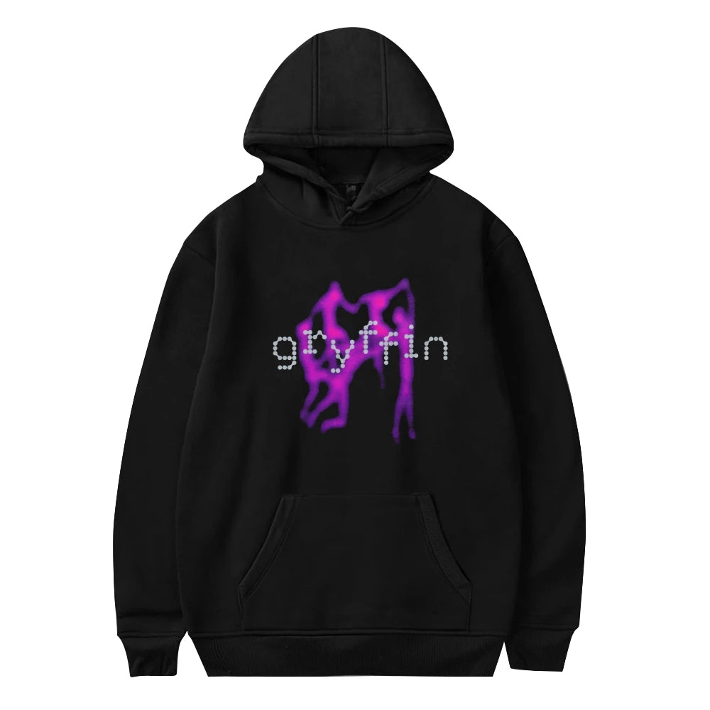 2024 Gryffin Dance Print Cozy Hooded Streetwear Sweater Unisex Stylish Pullover Multiple Colours & Sizes Winter Apparel Fash