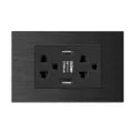 15 A/20 A 110 V-250 V Estados Unidos 1 2 enchufes Autenticación UL Toma estándar de EE. UU. Toma de corriente de América del Norte Interruptor de pared