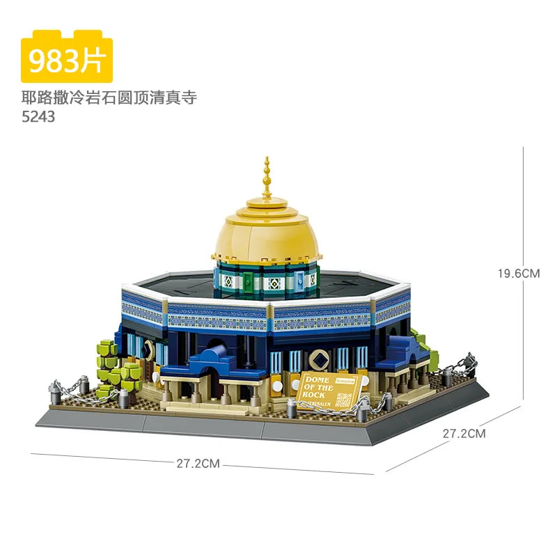 Wange Blocks World Architecture Building Bricks Castle Villa House Big Ben Church DIY Toys for Man Gifts Girl Adult Present
