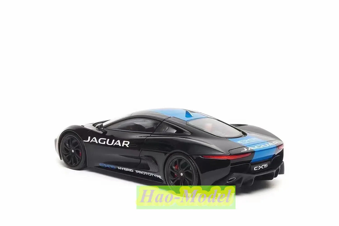 Almost real 1/18 For Jaguar C-X75 2013 Alloy Diecast Car Model Toys Boys Birthday Gifts Hobby Display Collection Ornaments Black