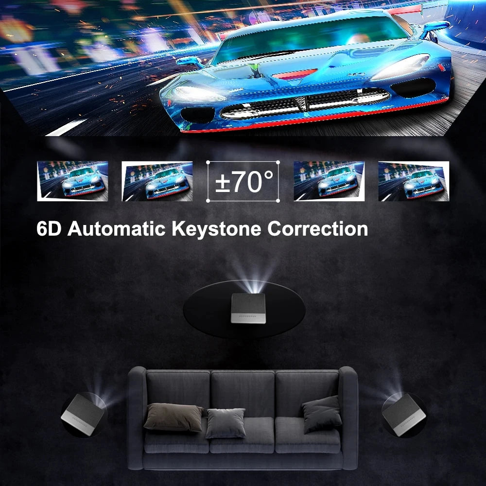Proyector 1080P WiFi Proyector LED Full HD 2K 4K TV Video Película Teléfono inteligente Cine en casa TD98 Beamer Cine Pantalla grande