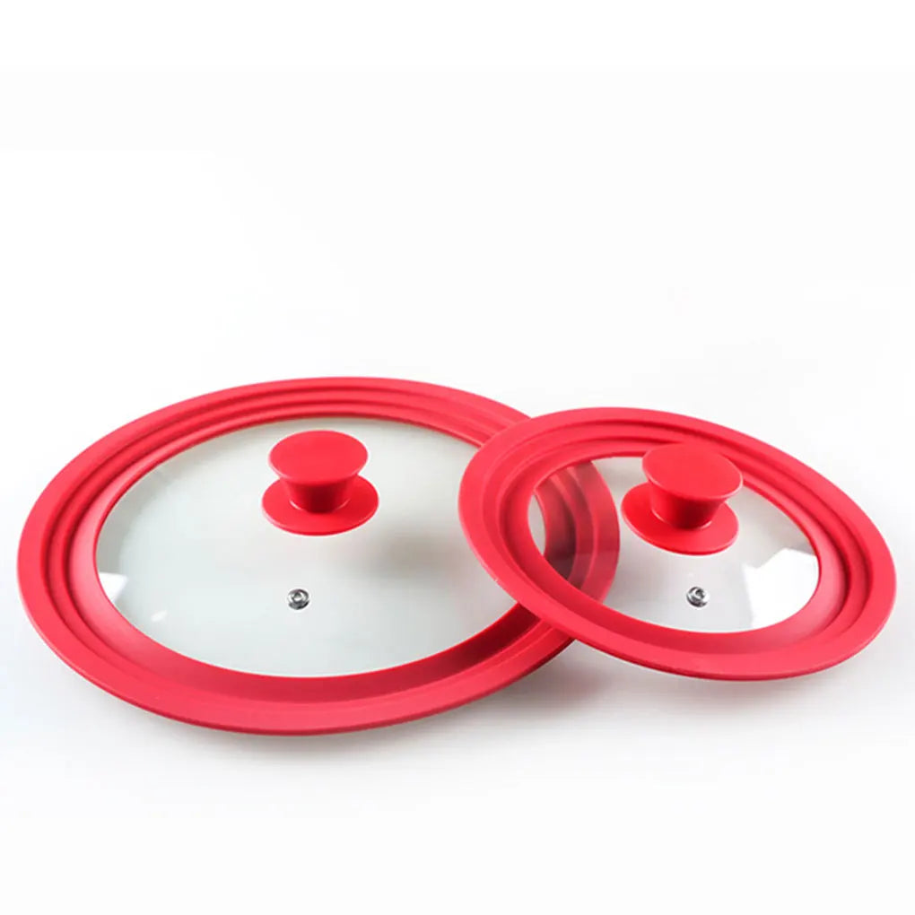 Transparent Glass Pot Lid Handle Anti Scalding Easy To Clean Kitchen Accessory Kitchen Pot Coverl