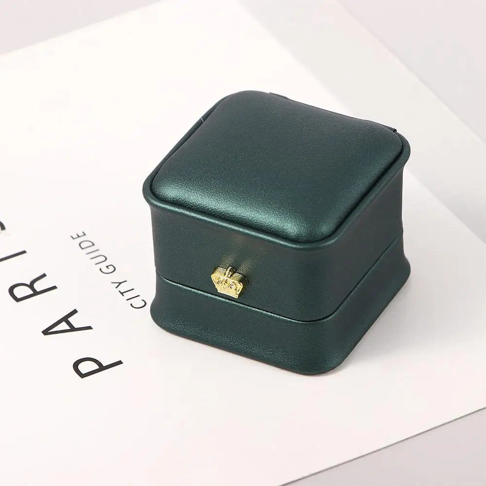 Package Case Wedding Ring Box Birthday Crown Buckle Storage Gift Box Lover Ring Box Storage Case Gift Boxes Jewelry Display
