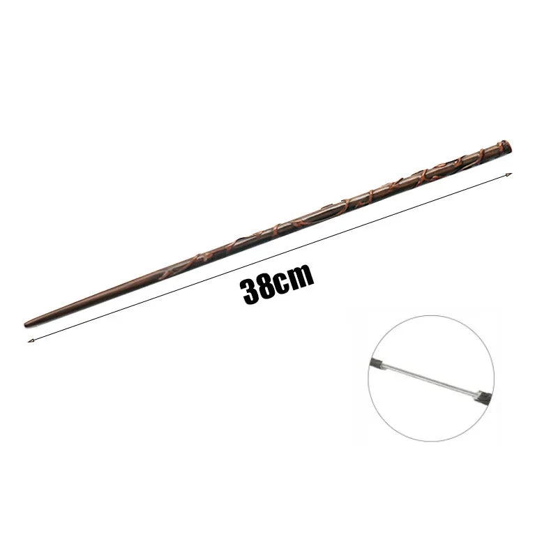 34-42cm Funny Magic Wands Resin Magic Wizard Wand Movie Dumbledore Snape Cosplay Props For Boys Girls Gift