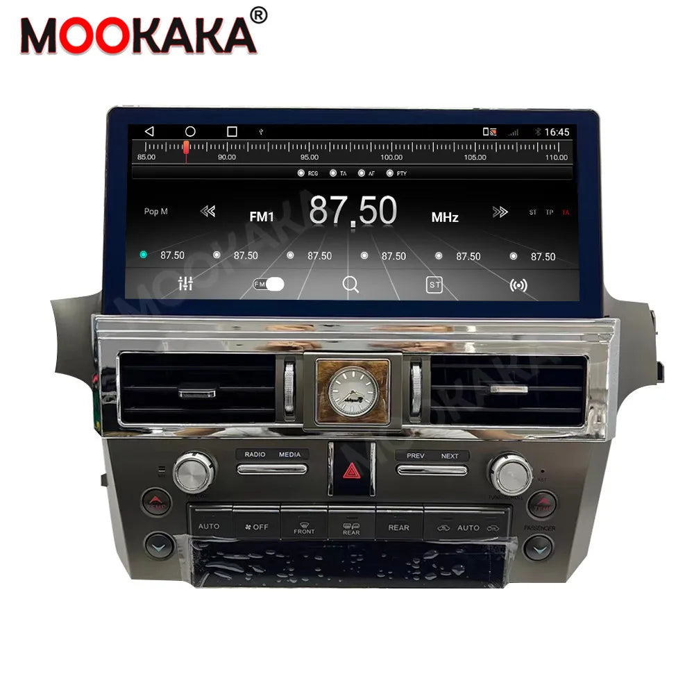 Android For Lexus GX400 GX460 2010-2020 Car Radio 8+256GB Multimedia Player Recorder 12.3" Touch Screen Head Unit Carplay Navi