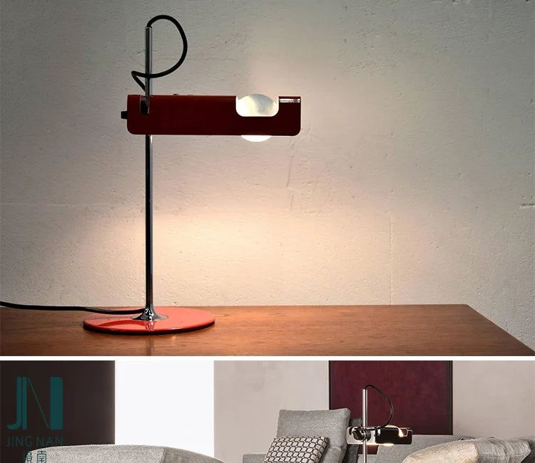 Oluce Spider Table light Italy Creative adjustable design lamp for Living Room Bedside Study Room Hotel Silver floor lamp