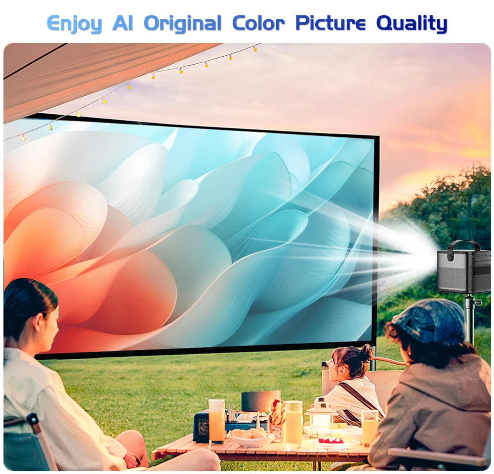TouYinger G5 Portable 4K Projector 1080p Home Theater Full HD Projetor Android Dlp Beamer 3d U80 Cinema Smartphone with Battery