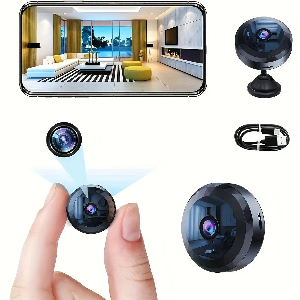 Cámara de seguridad inalámbrica Xiaomi Mini WiFi 1080P HD, protección de seguridad, videovigilancia por voz, versión nocturna