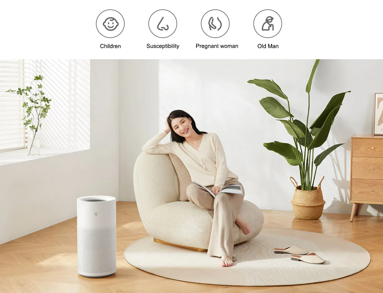 Humidificateur intelligent Xiaomi Mijia Pure 2 humidificateurs sans brume 600 ml/h pour désodorisant domestique humidificateurs huiles essentielles aromathérapie