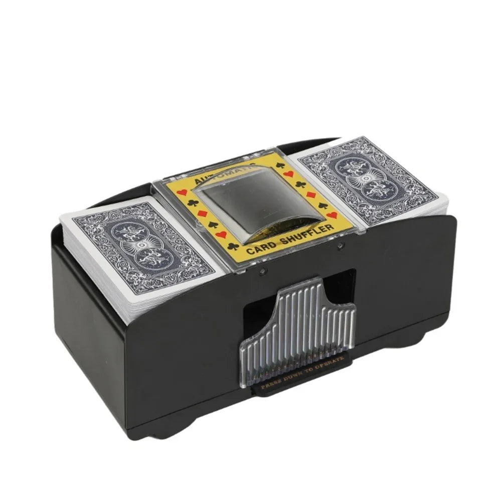 Automatic Playing Cards Shuffler Poker Casino 1/2 Deck Card Shuffling Machine USB Battery-Operated Electric Poker Card Shuffler