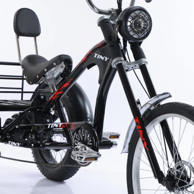 3-Wheeled Electric Tricycle for Adults, 15Ah, 30Ah, 50Ah, 350W,20 ", 3 Wheeler Electric Bicycle for Old People, Basket Ebikes