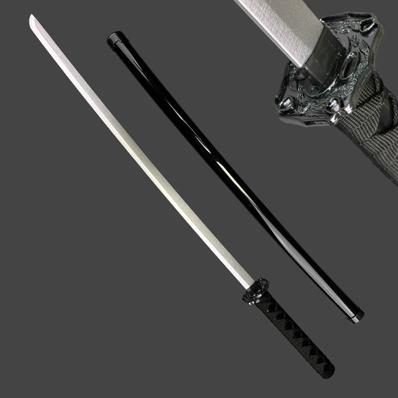 Espada de madera con vaina, accesorios de estilo antiguo, espada de madera, guerrero, juego de rol, anime, modelo de arma de espada de cosplay, espada de madera