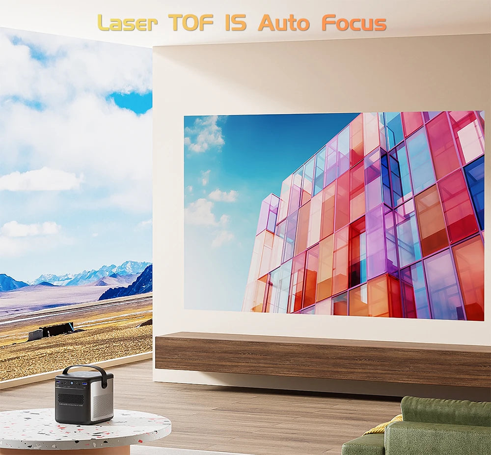 TouYinger G5 Portable 4K Projector 1080p Home Theater Full HD Projetor Android Dlp Beamer 3d U80 Cinema Smartphone with Battery
