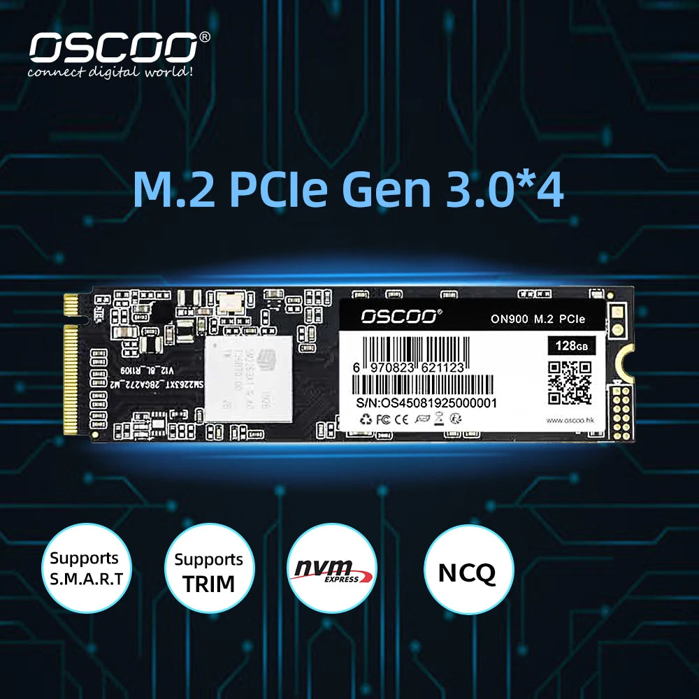 OSCOO M.2 NVME ssd M2 1TB PCIe NVME SSD 128GB 512GB 256gb Solid State Drive 2280 Internal Hard Disk hdd for Desktop PC Notebook